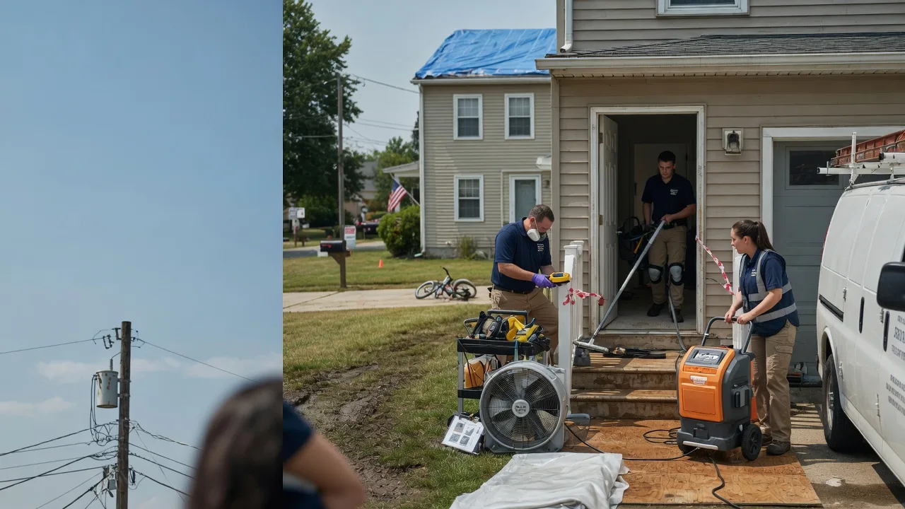 Water Damage Repair in Santa Claus, IN near me